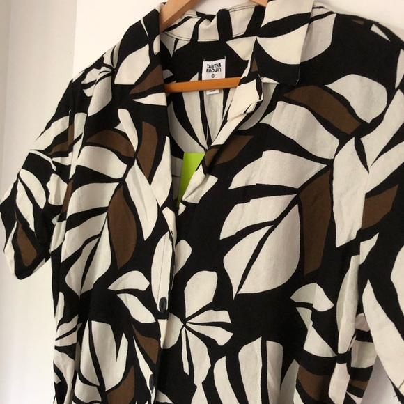 Tabitha Brown for Target Neutral Botanical Jumpsuit in Medium - Picture 5 of 9